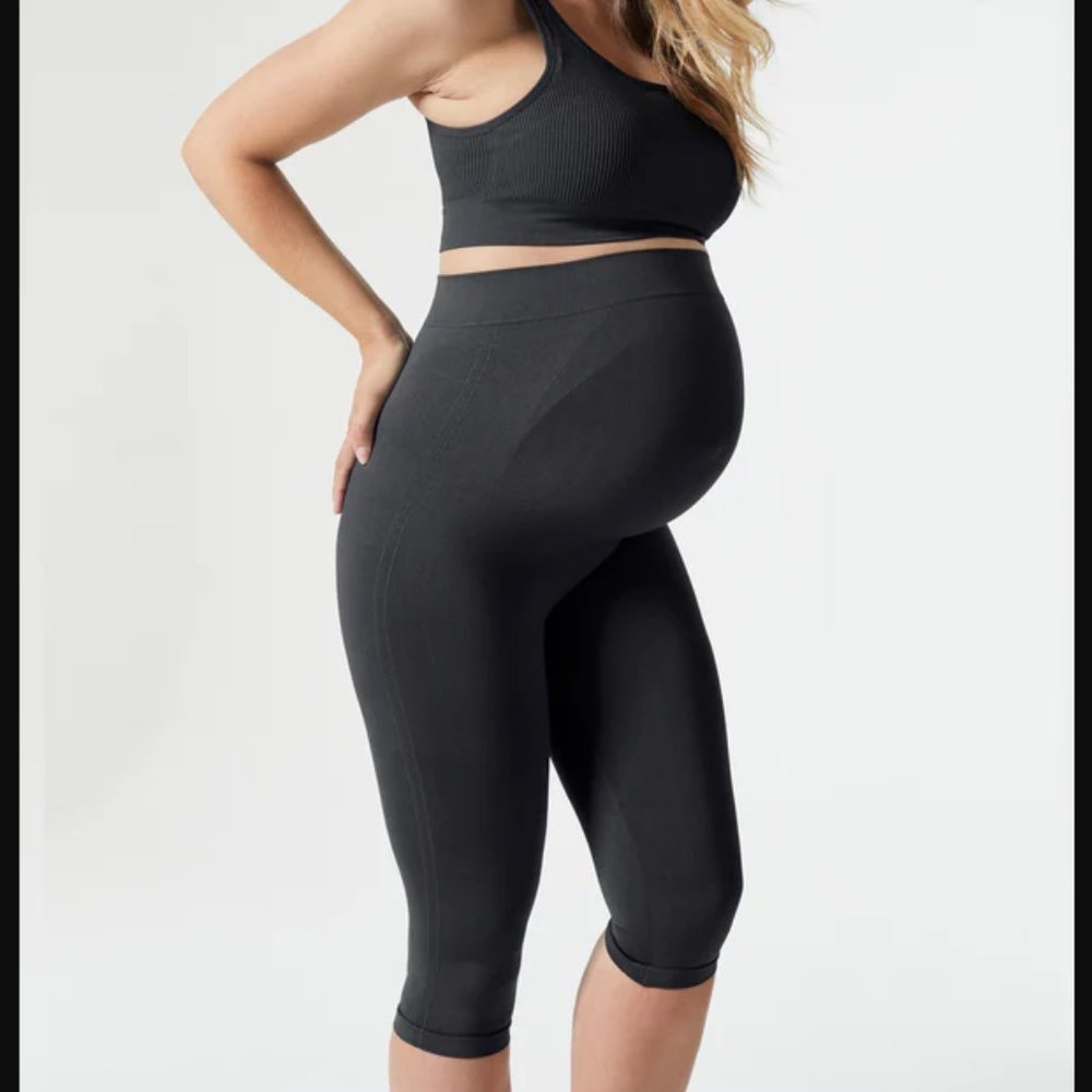BLANQI Everyday Maternity Belly Support Crop Leggings